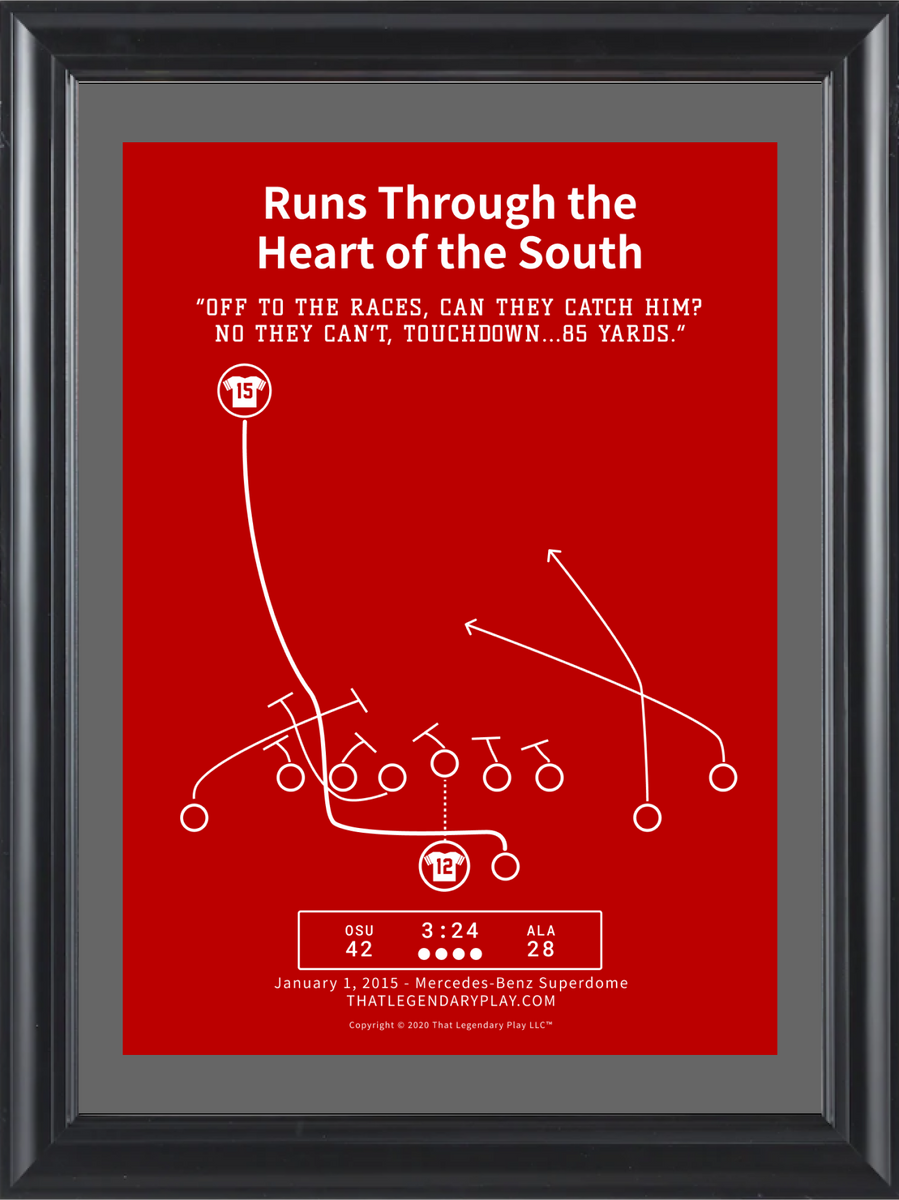 Runs Through the Heart of the South That Legendary Play