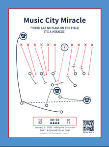 Music City Miracle 25th Anniversary (Limited Edition) - Signed Kevin Dyson