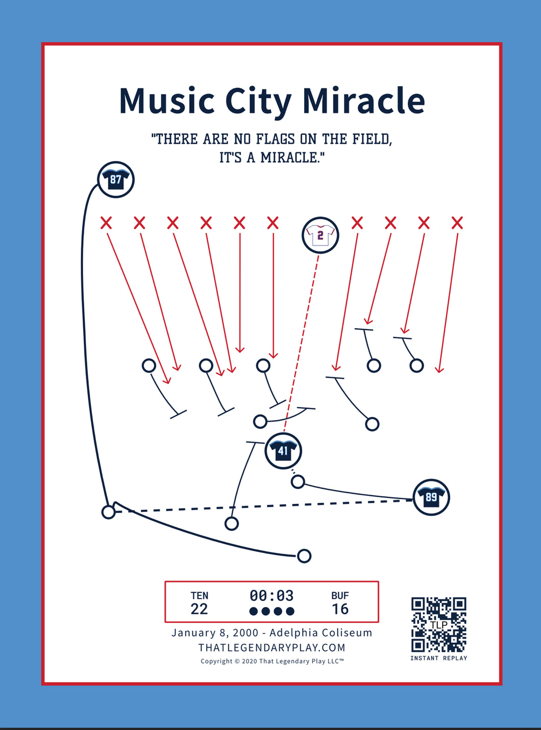 Music City Miracle 25th Anniversary (Limited Edition) - Signed Kevin Dyson