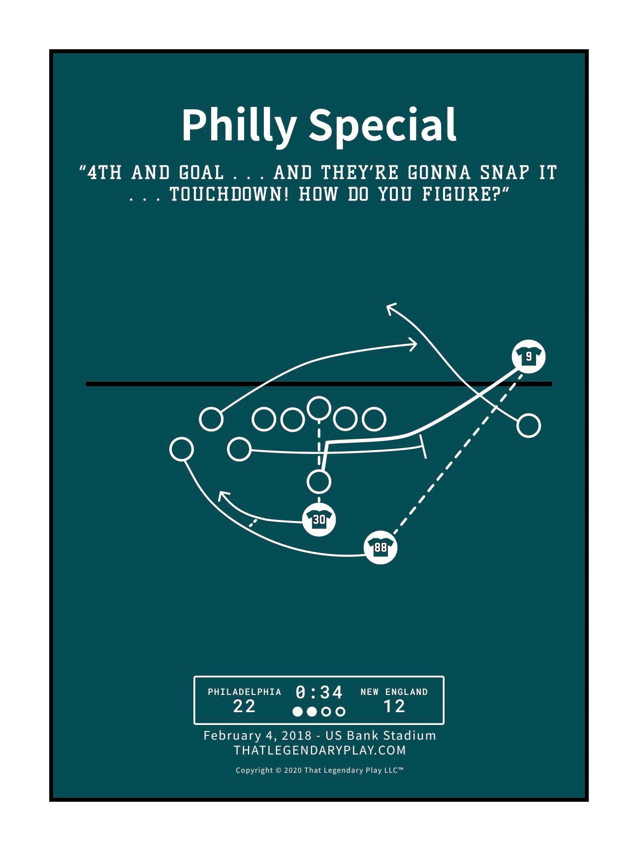 Philadelphia Eagles the philly special super bowl champions shirt