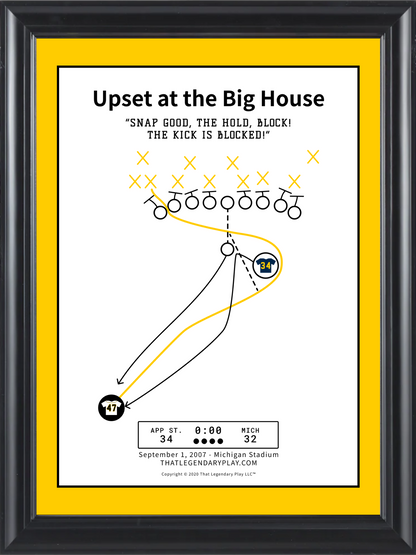 Upset at the Big House